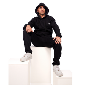 Kit KongFit Total Black – Jaqueta + Calça Moletom Conforto e Estilo