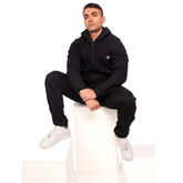 Kit KongFit Total Black – Jaqueta + Calça Moletom Conforto e Estilo