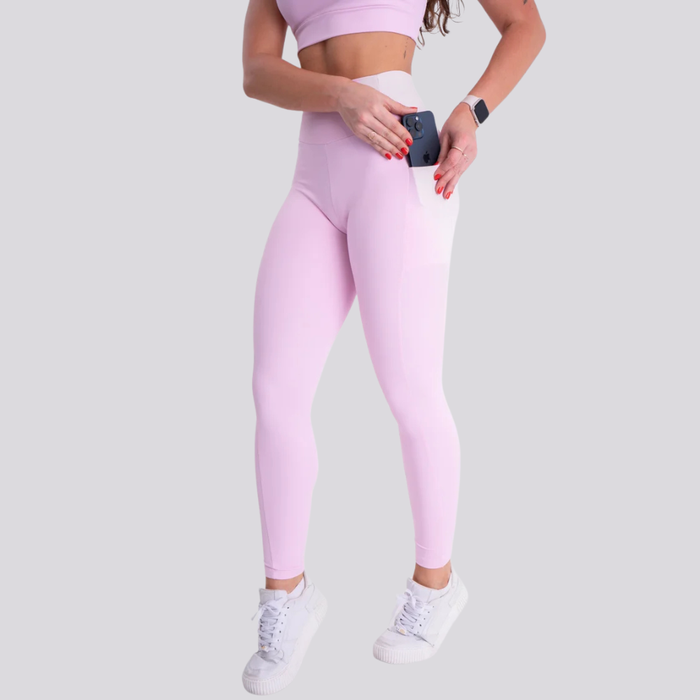 Conjunto Feminino KongFit – Top + Calça de Alta Performance