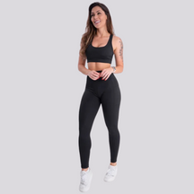 Conjunto Feminino KongFit – Top + Calça de Alta Performance