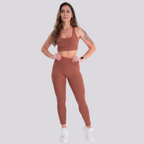 Conjunto Feminino KongFit – Top + Calça de Alta Performance